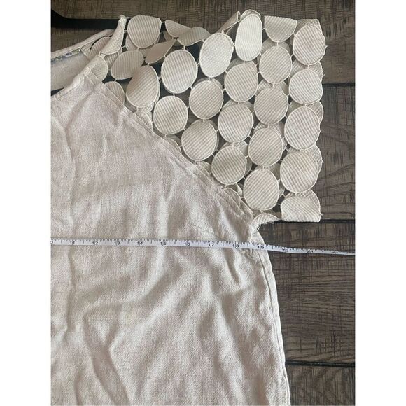 Umgee linen blend woman’s top size large - Picture 6 of 9